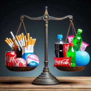 Zdrowe finanse a papierosy i słodycze jak batony i cola, warto oszczędzać